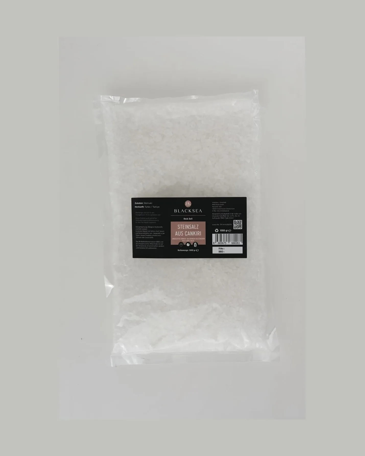 Blacksea Çankırı Kaya Tuzu — 1000 g (Aile Boyu)